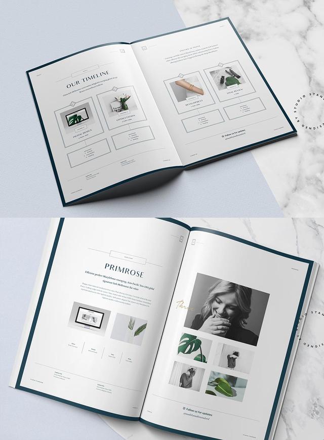 20款現(xiàn)代風(fēng)格畫冊(cè)設(shè)計(jì)欣賞/折頁設(shè)計(jì)-畫冊(cè)  第13張