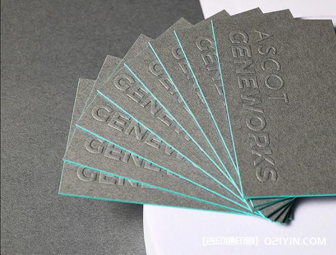 特種藝術(shù)紙凸印工藝名片設(shè)計(jì)制作  第4張